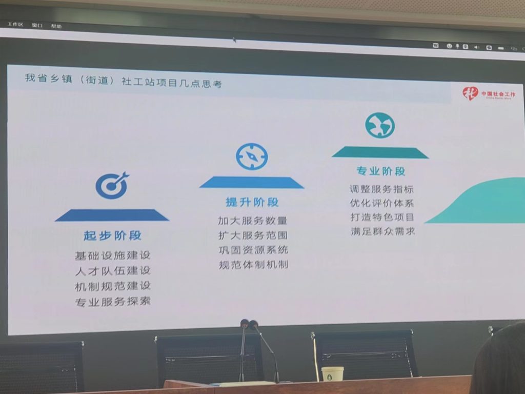 参加“抓党建 促基层”能力提升社工站（室）建设启动培训